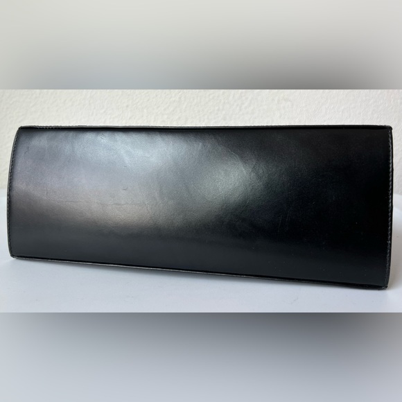 SALVATORE FERRAGAMO Iconic Top Handle Gancini Black Leather Crossbody Bag 212181 - Picture 9 of 16